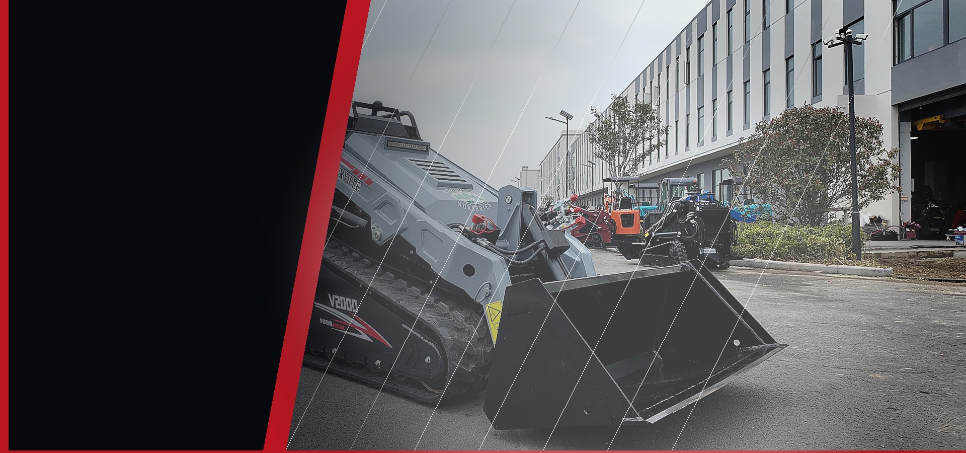 TOVISEN premium mini skid steer loader product hero